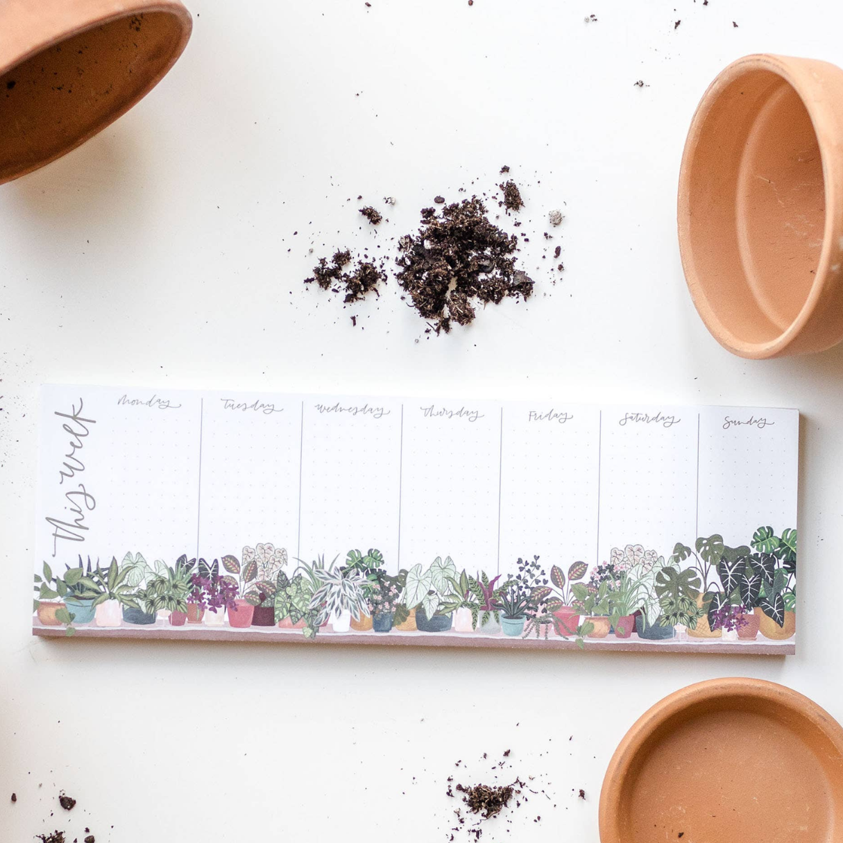Houseplant Weekly Notepad