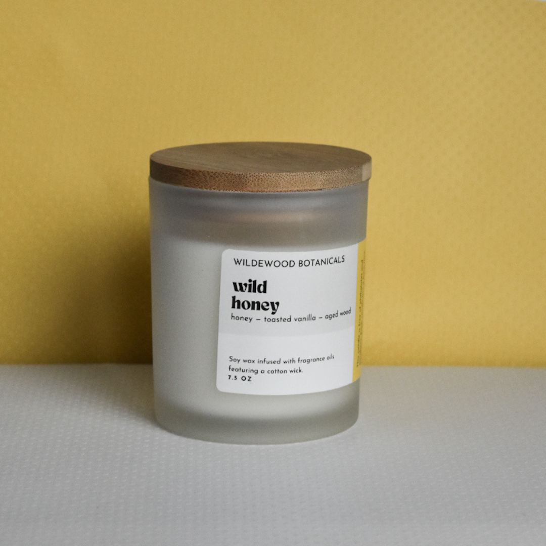 Wild Honey Soy Candle - Wildewood Botanicals