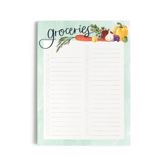 Groceries Notepad