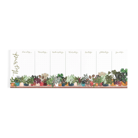 Houseplant Weekly Notepad