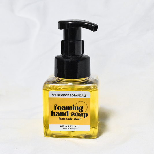wildewood botanicals foaming hand soap - lemonade stand foaming hand soap